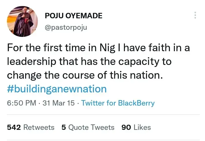 Pastor Poju Oyemade